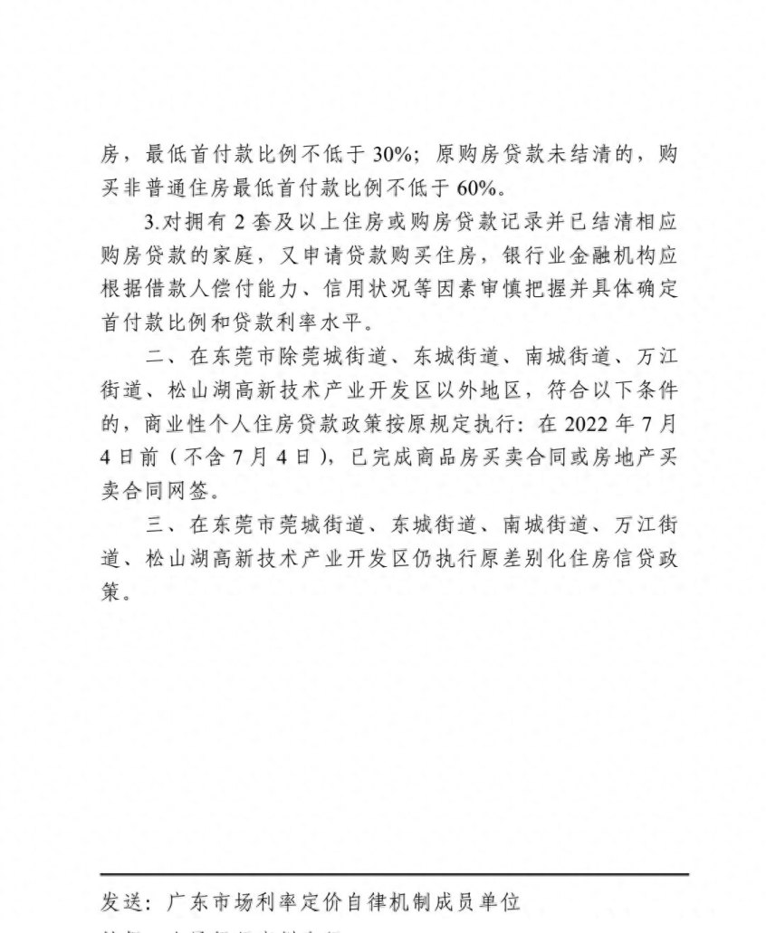 重磅!东莞28镇解除限购,首套房首付2成 重磅!东莞28镇解除限购,首套房首付2成