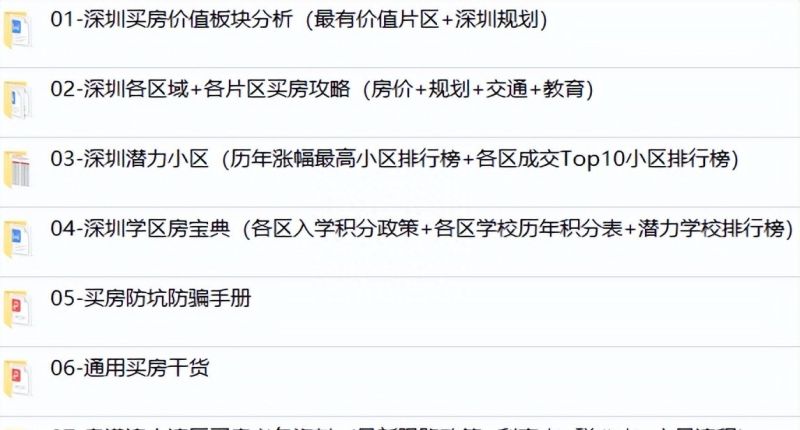深圳买房必看，1000～1500万预算推荐