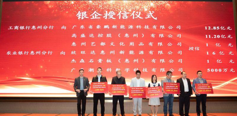 200亿元！80家惠州高企获授信和签约贷款