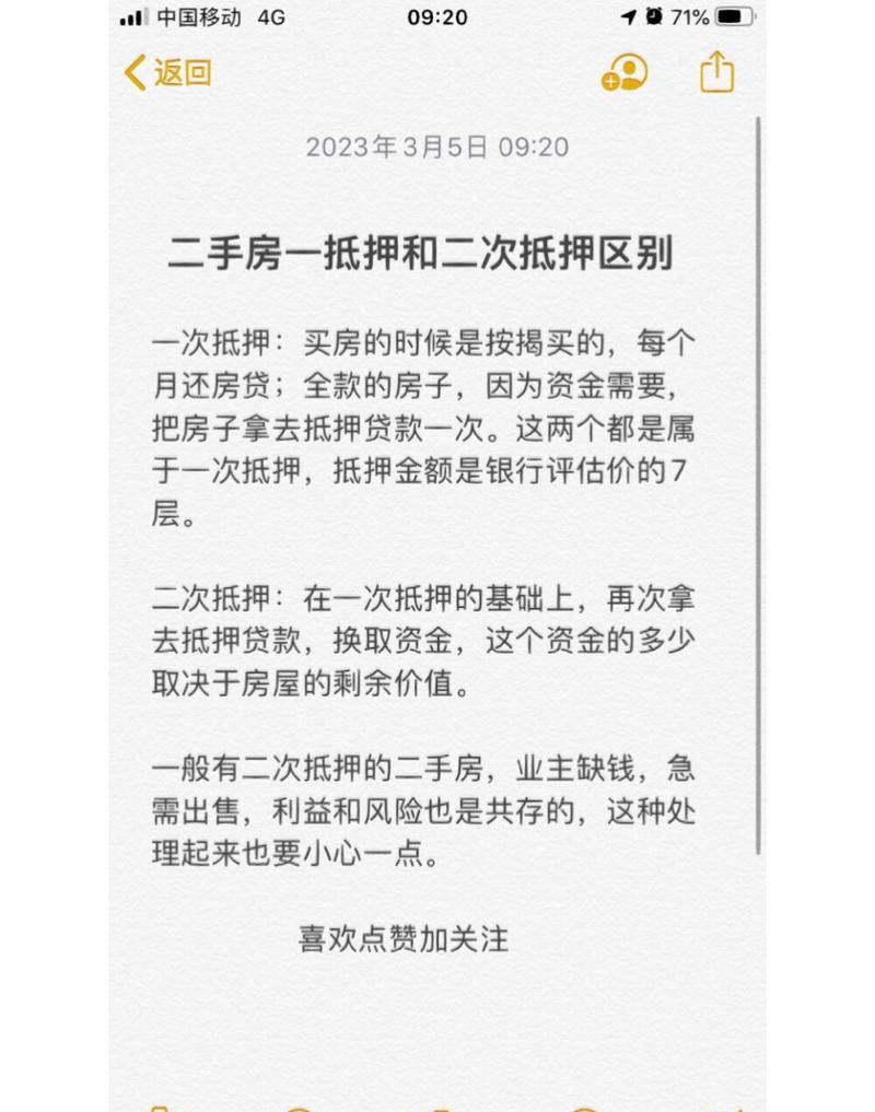 二次抵押房产作为当物,风险与机遇并存 二次抵押房产作为当物,风险与机遇并存
