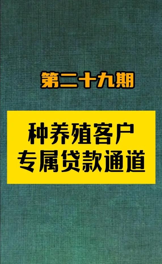 惠州养殖贷款公司,助力养殖业蓬勃发展 惠州养殖贷款公司,助力养殖业蓬勃发展