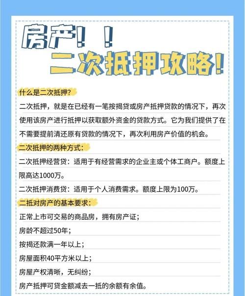 西安房产二次抵押全解析 西安房产二次抵押全解析