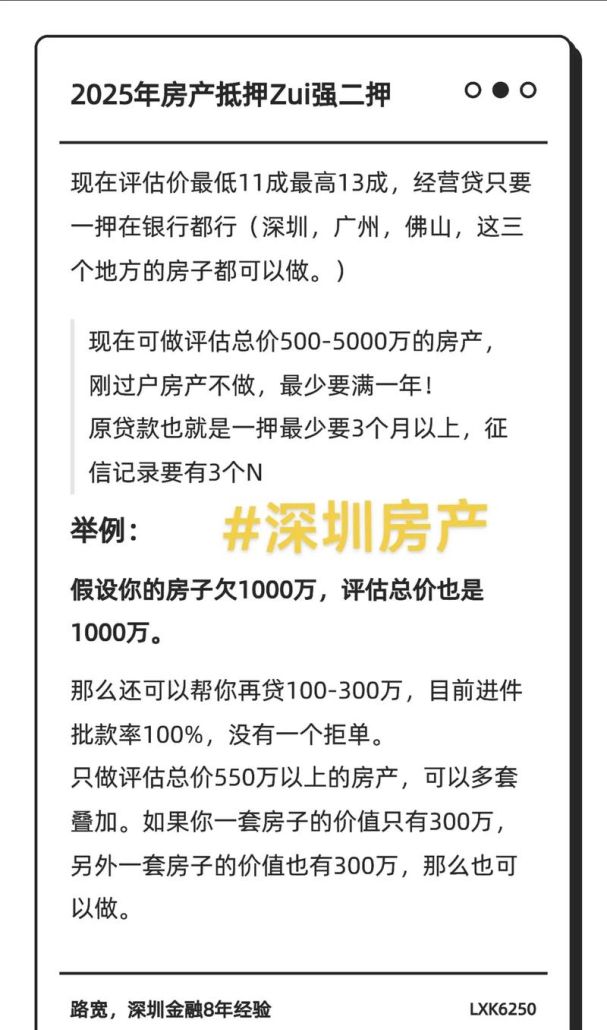深圳房产抵押全攻略，何处办理及相关要点