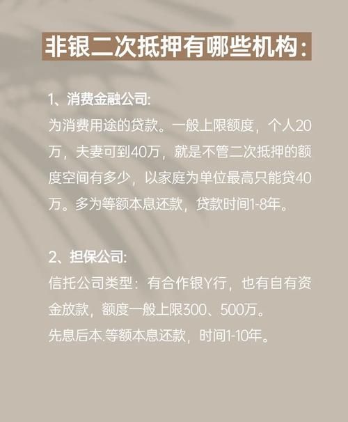 父母房产二次抵押借贷全攻略 父母房产二次抵押借贷全攻略