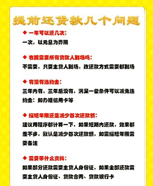 银行抵押房产贷款提前还违约金，相关规定与影响分析