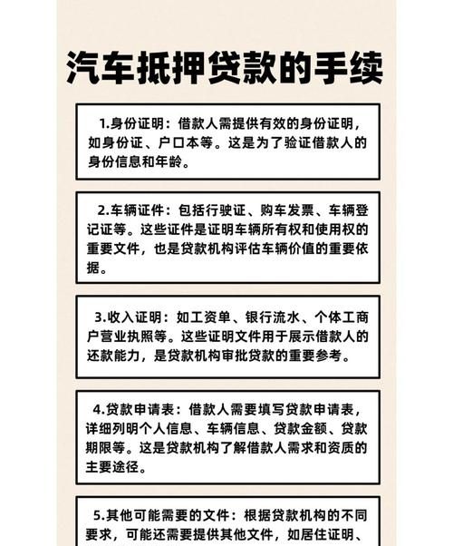 惠州龙门车抵押贷款全攻略