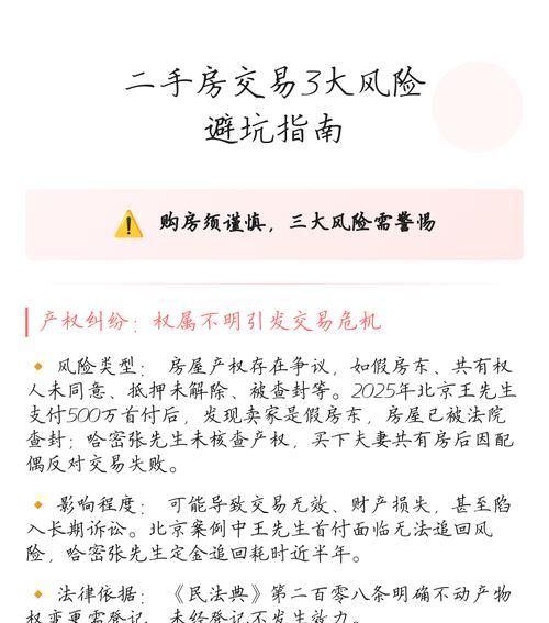 二手房交易中的风险点及应对策略