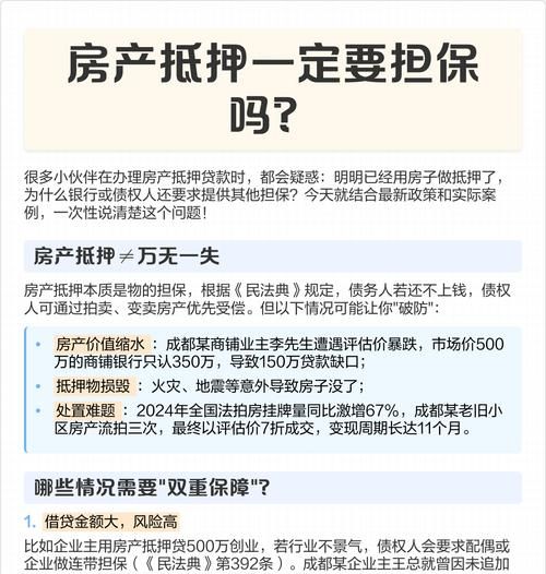 房产抵押贷款，投资的可行选择还是潜在风险？