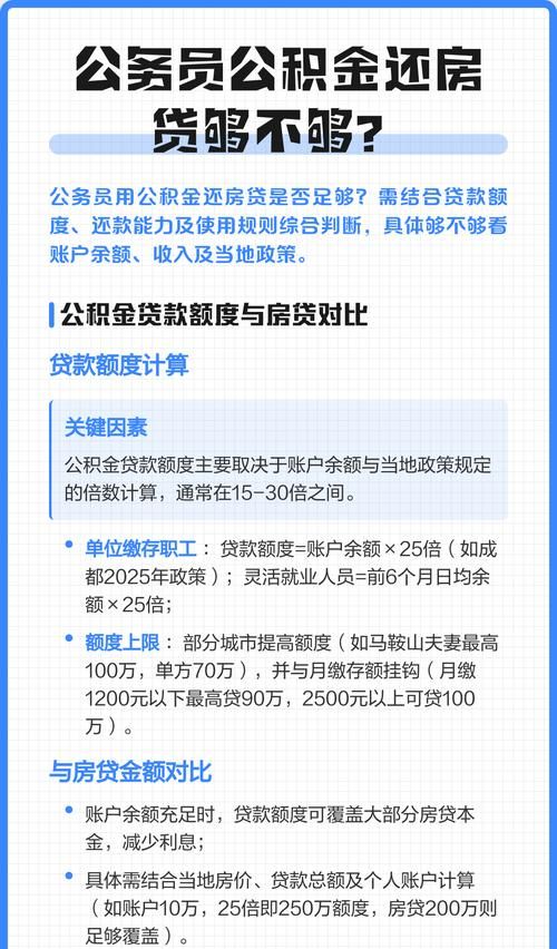 惠州公务员公积金贷款额度的相关探讨