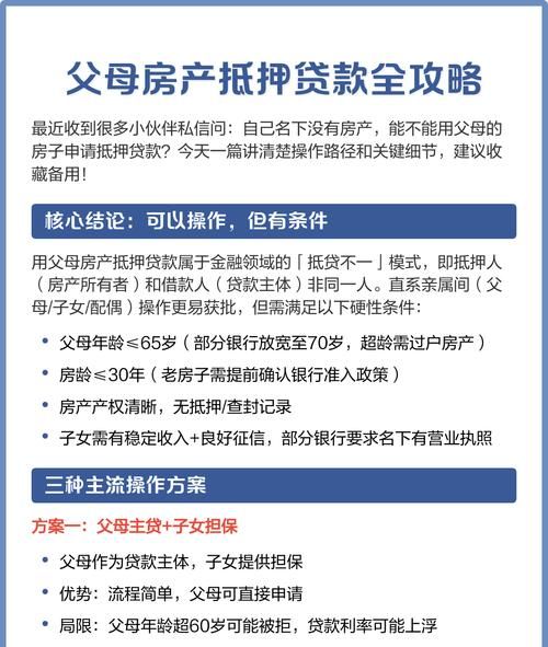 房产抵押贷款年龄限制的深度解析