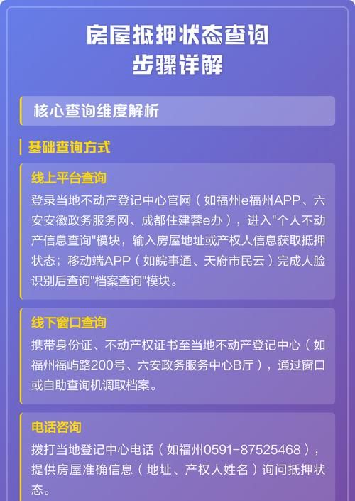 房产解除抵押查询全攻略