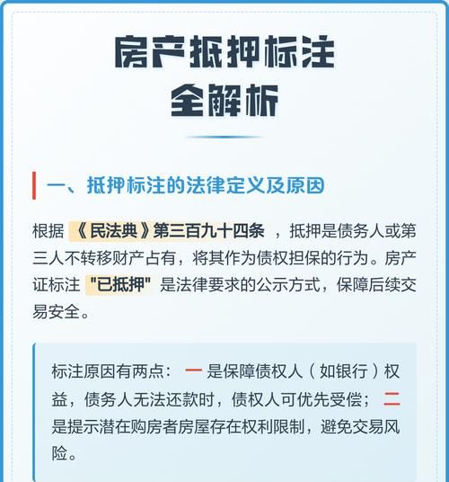 房产抵押担保手续全解析,保障你的资金与权益