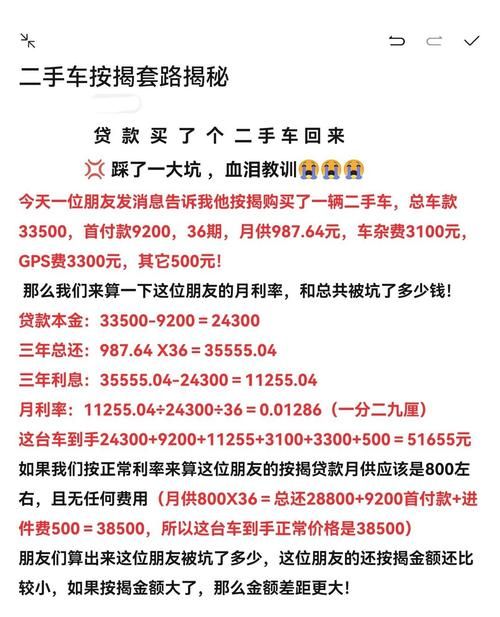 惠州二手车银行贷款情况全解析